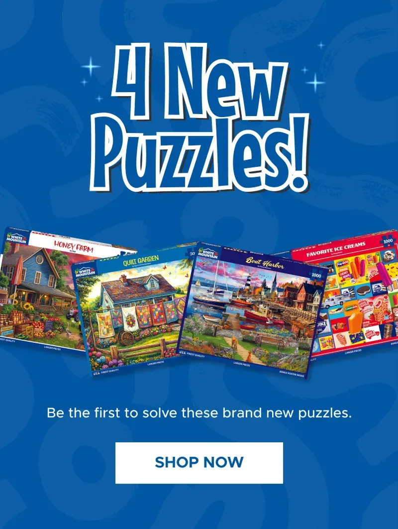 4 New Puzzles! | Shop Now