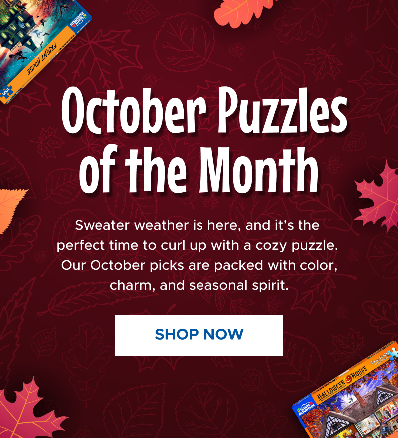 October Puzzles of the Month | Shop Now