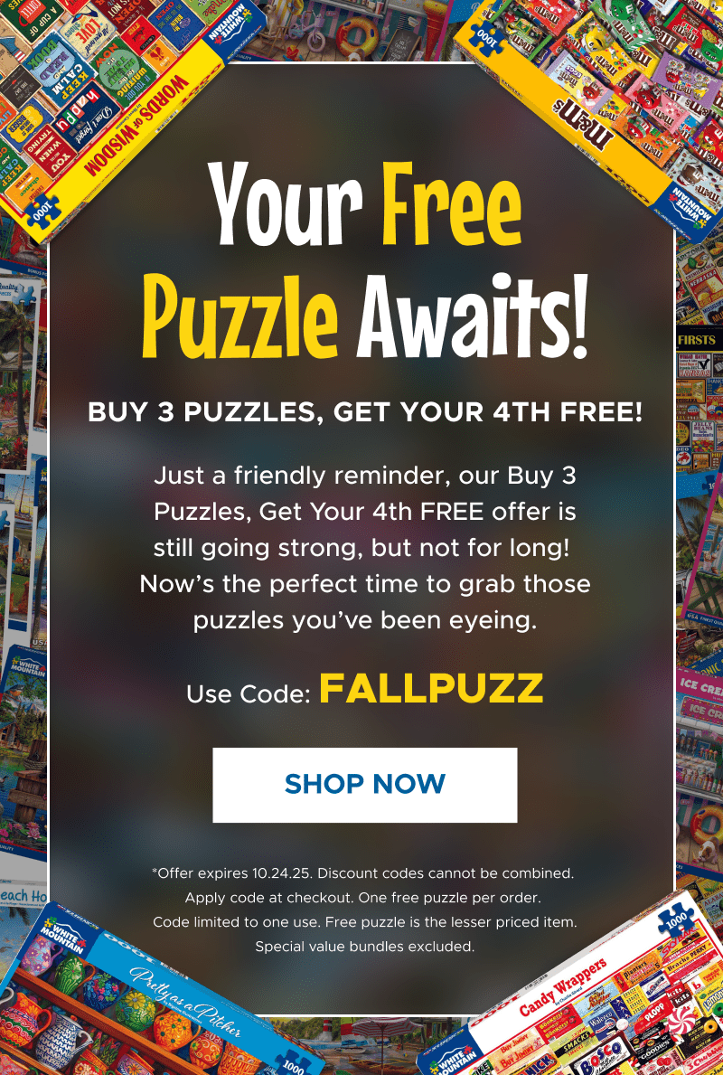 Your Free Puzzle Awaits! | Shop Now
