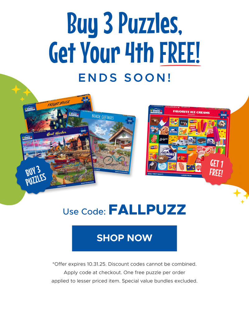 Buy 3 Puzzles, Get Your 4th Free! | Shop Now