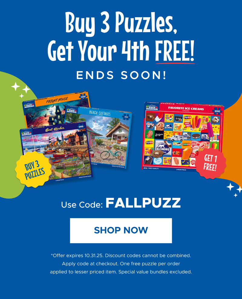 Buy 3 Puzzles, Get Your 4th Free! | Shop Now