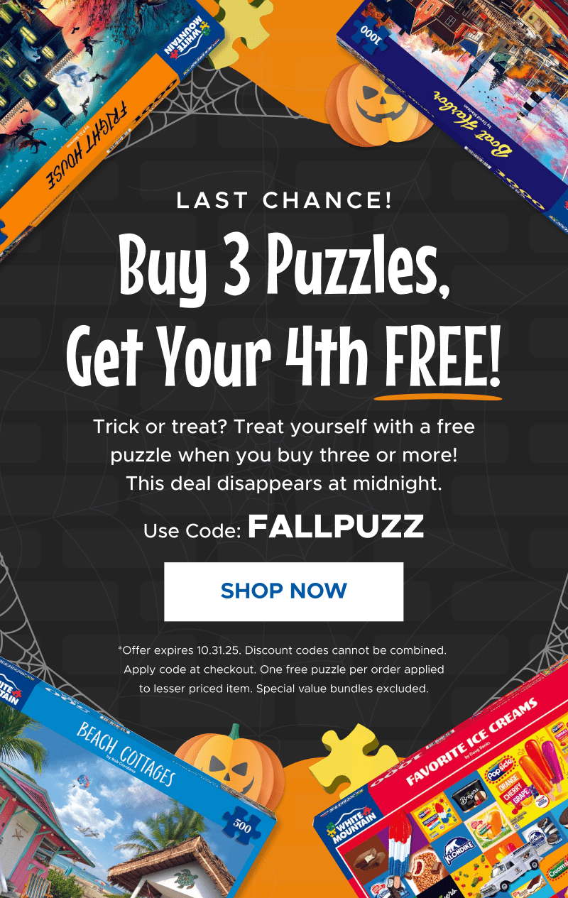 Buy 3 Puzzles, Get Your 4th Free! | Shop Now