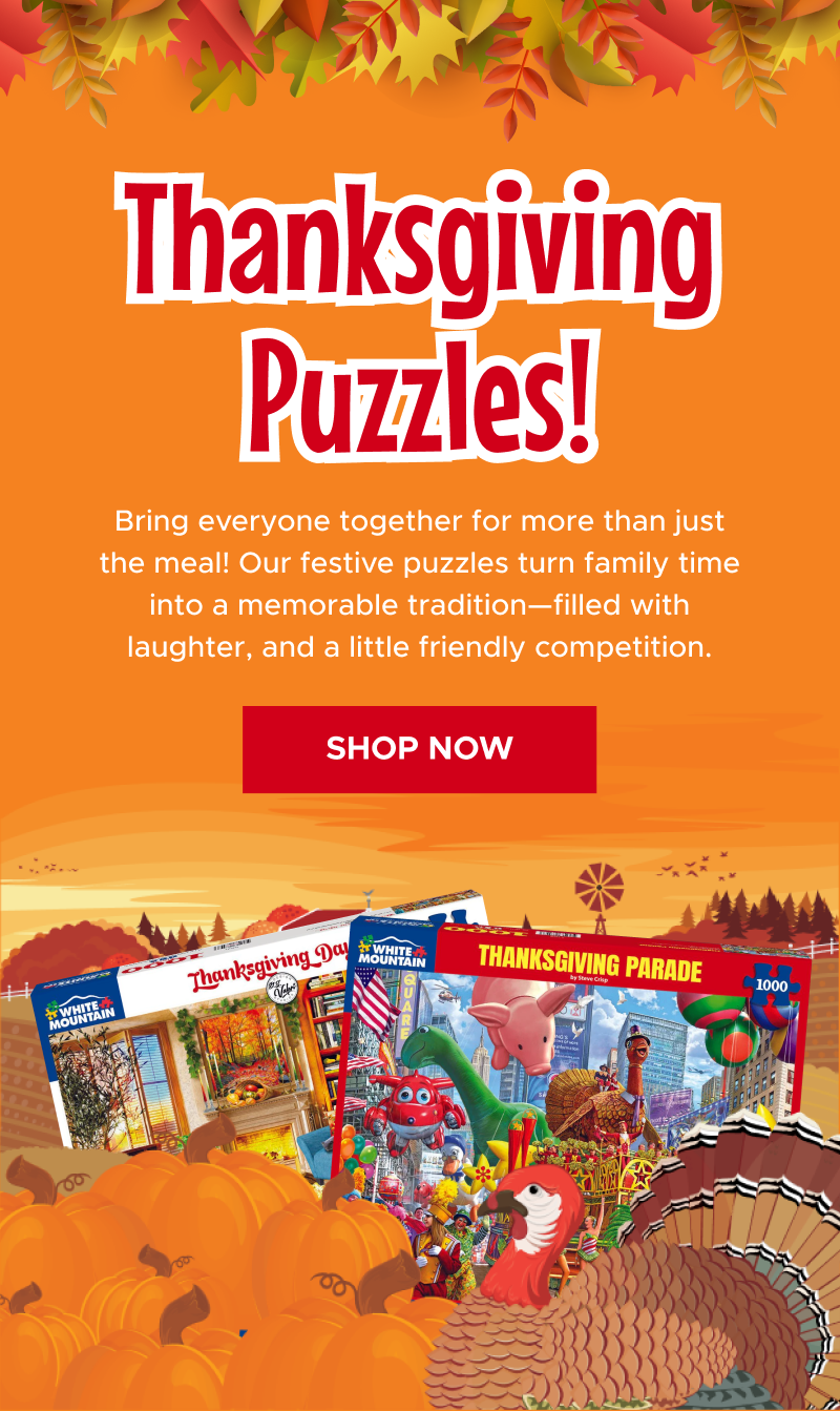Thanksgiving Puzzles! | Shop Now