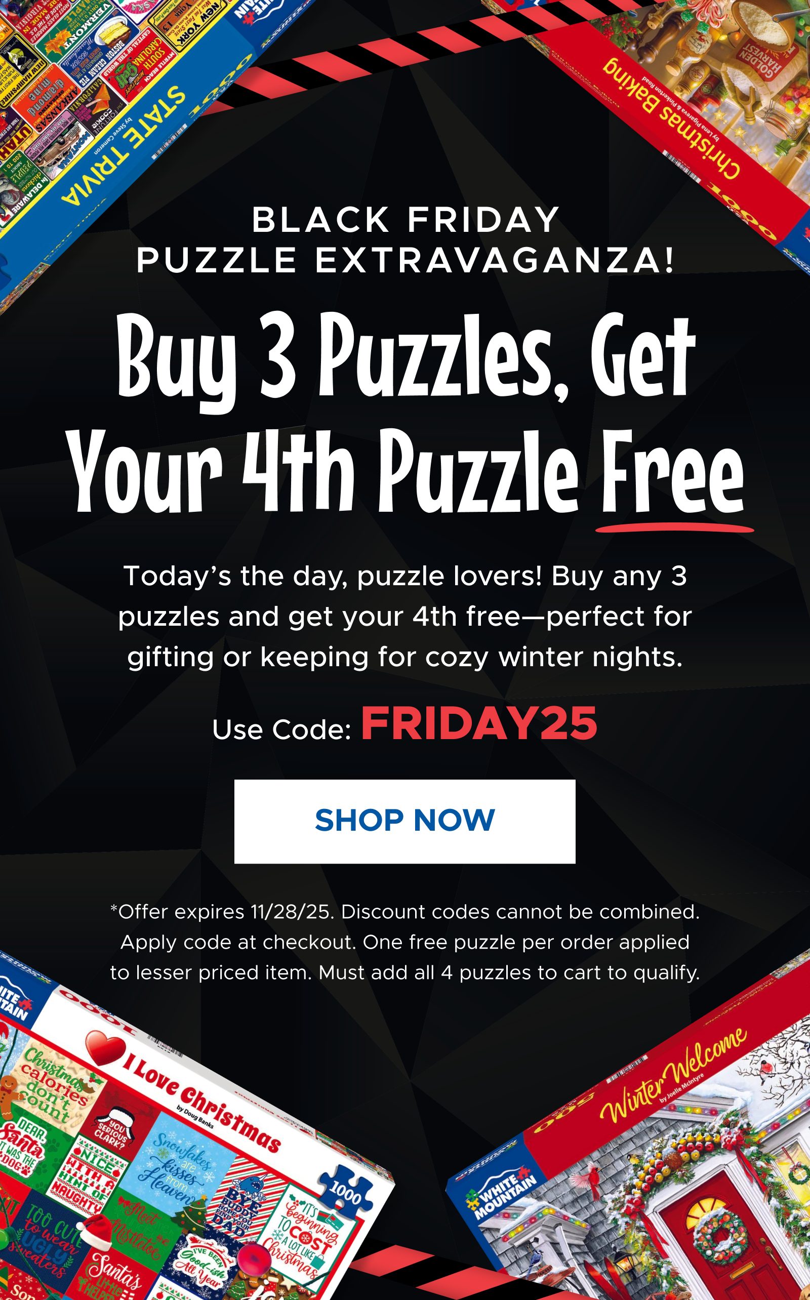 Buy 3 Puzzles, Get Your 4th Puzzle Free | Shop Now