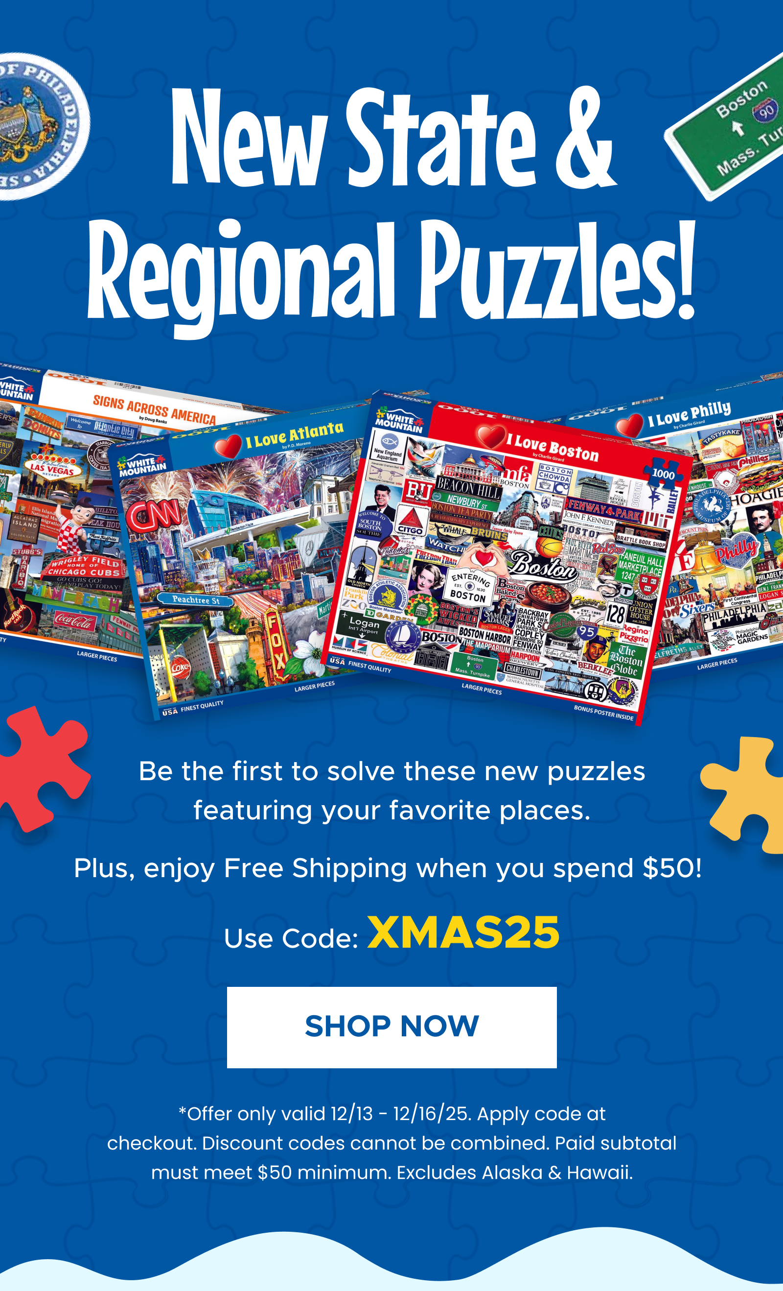 New State & Regional Puzzles! | Shop Now