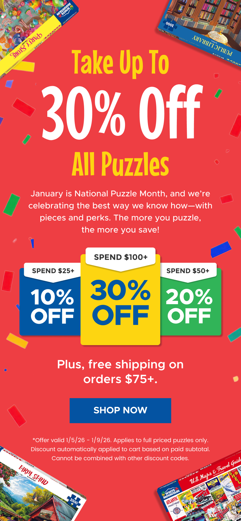 Take Up To 30% Off All Puzzles 