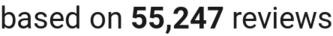 number of reviews