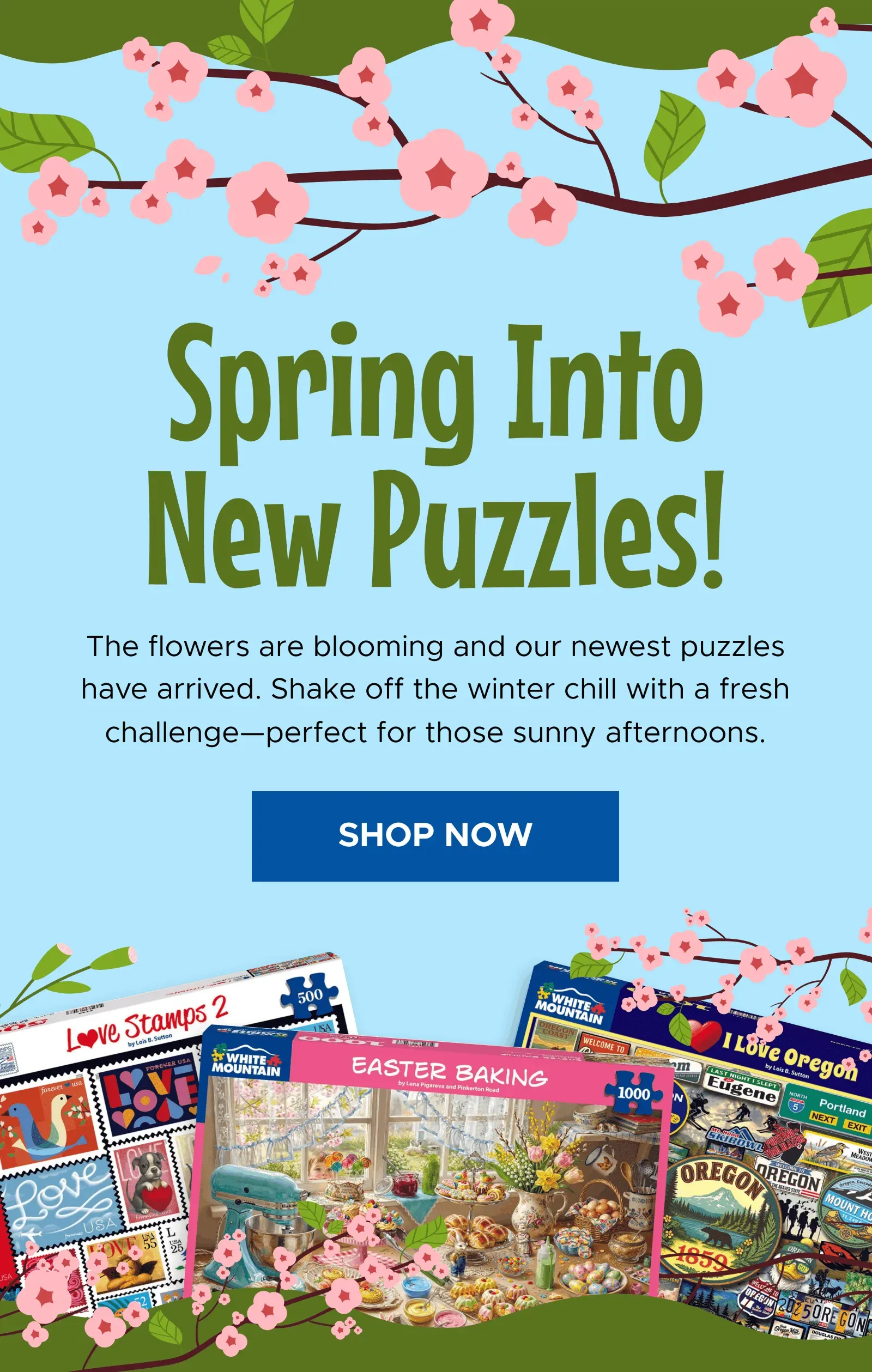 Spring Into New Puzzles | Shop Now