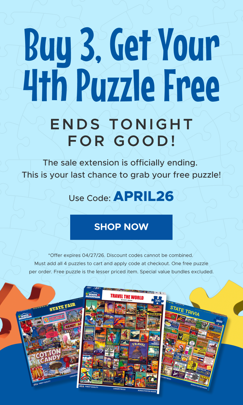 Buy 3, Get Your 4th Puzzle Free | Shop Now