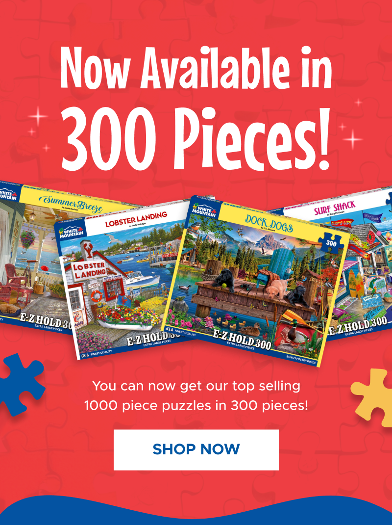 Now Available in 300 Pieces! | Shop Now