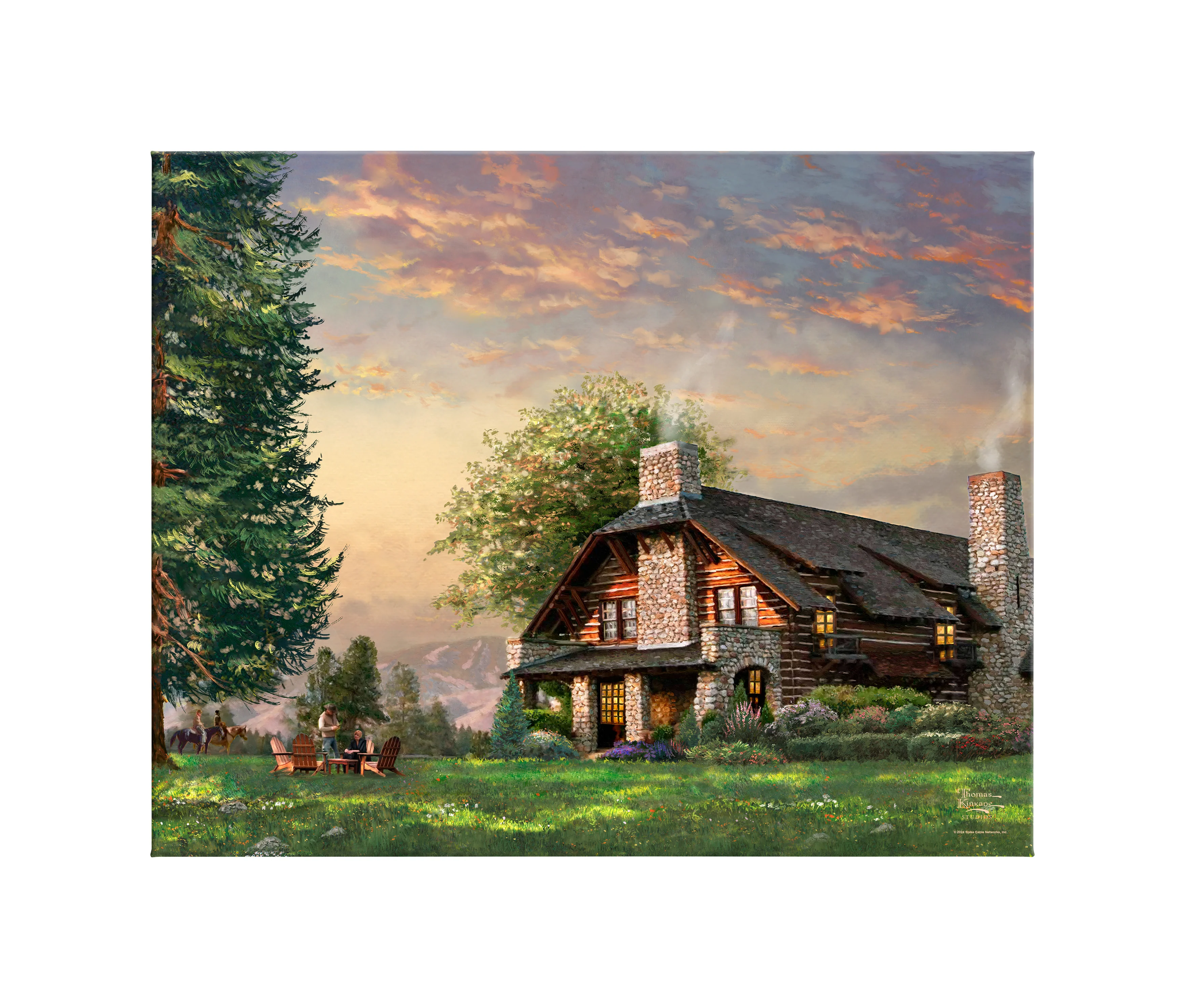 Image of The Dutton House - 24" x 30" Gallery Wrapped Canvas
