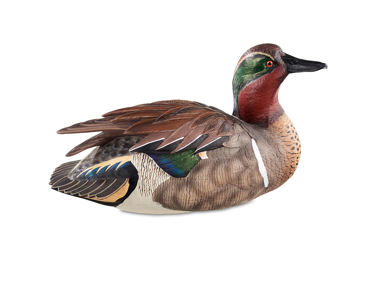 Image of Small Decoy Green Wing Teal - Sculpture