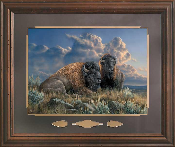 Image of Distant Thunder - Bison - GNA Premium Print