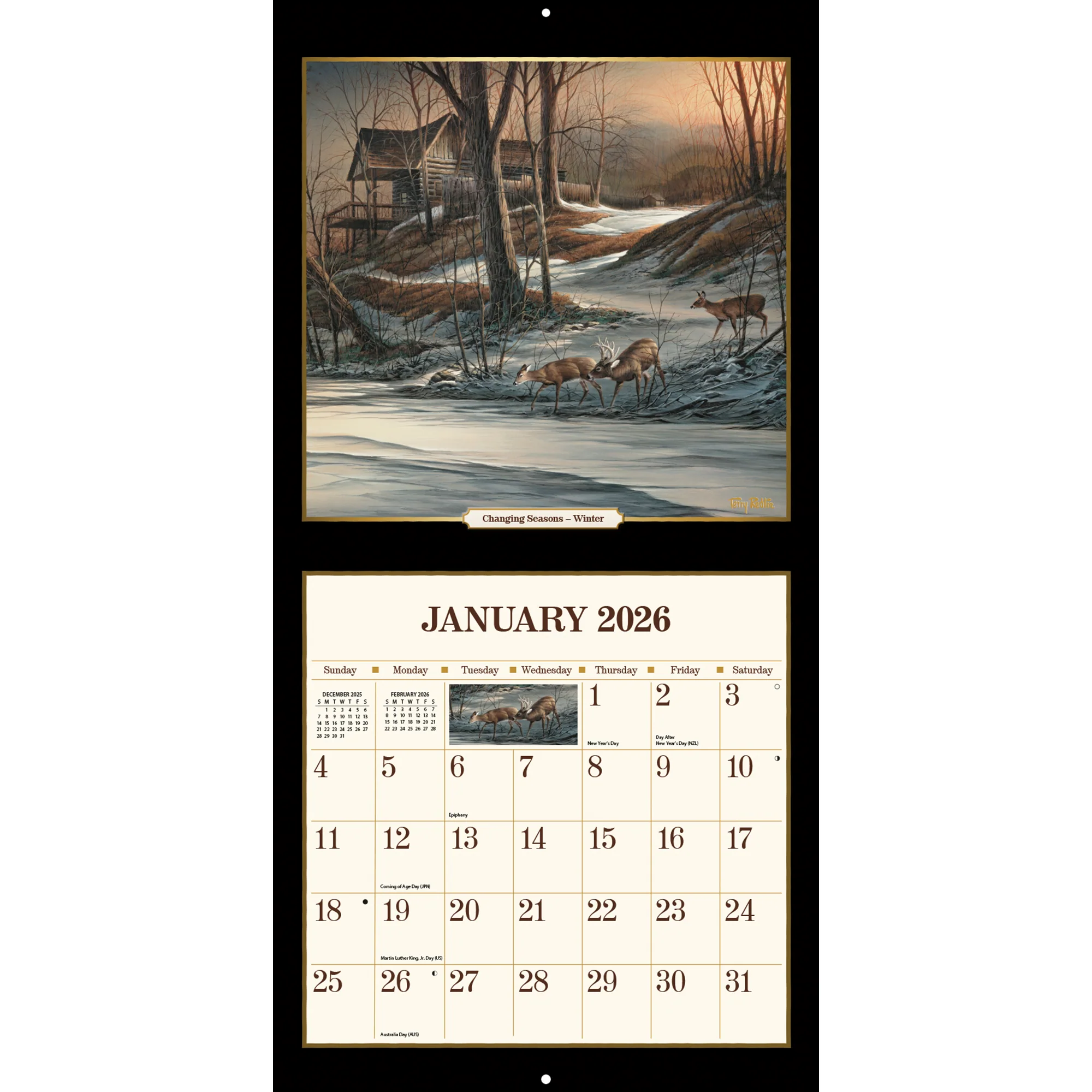 Image of Terry Redlin 2026 12" x 12" - Wall Calendar
