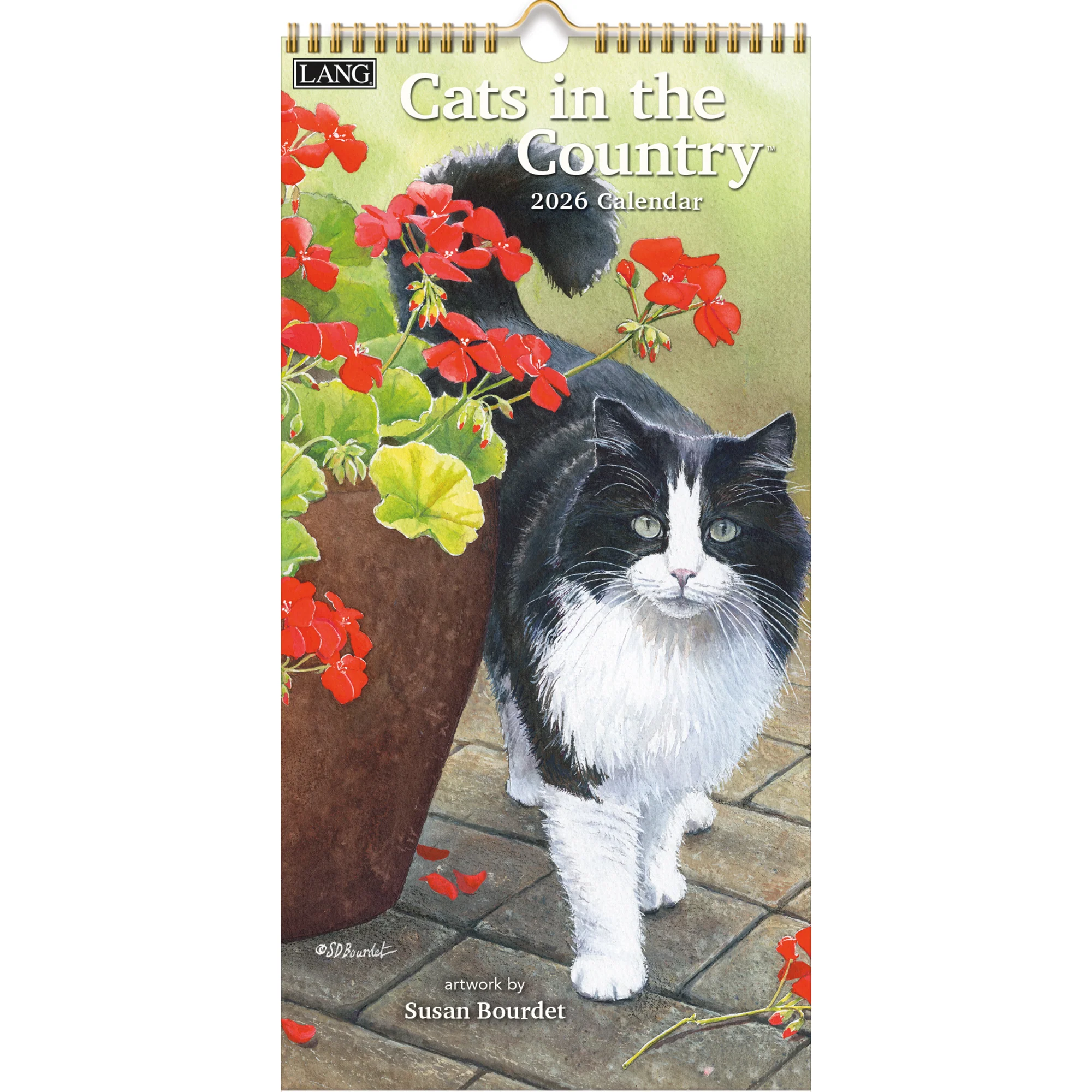 Image of Cats in the Country - 2026 Vertical Wall Calendar