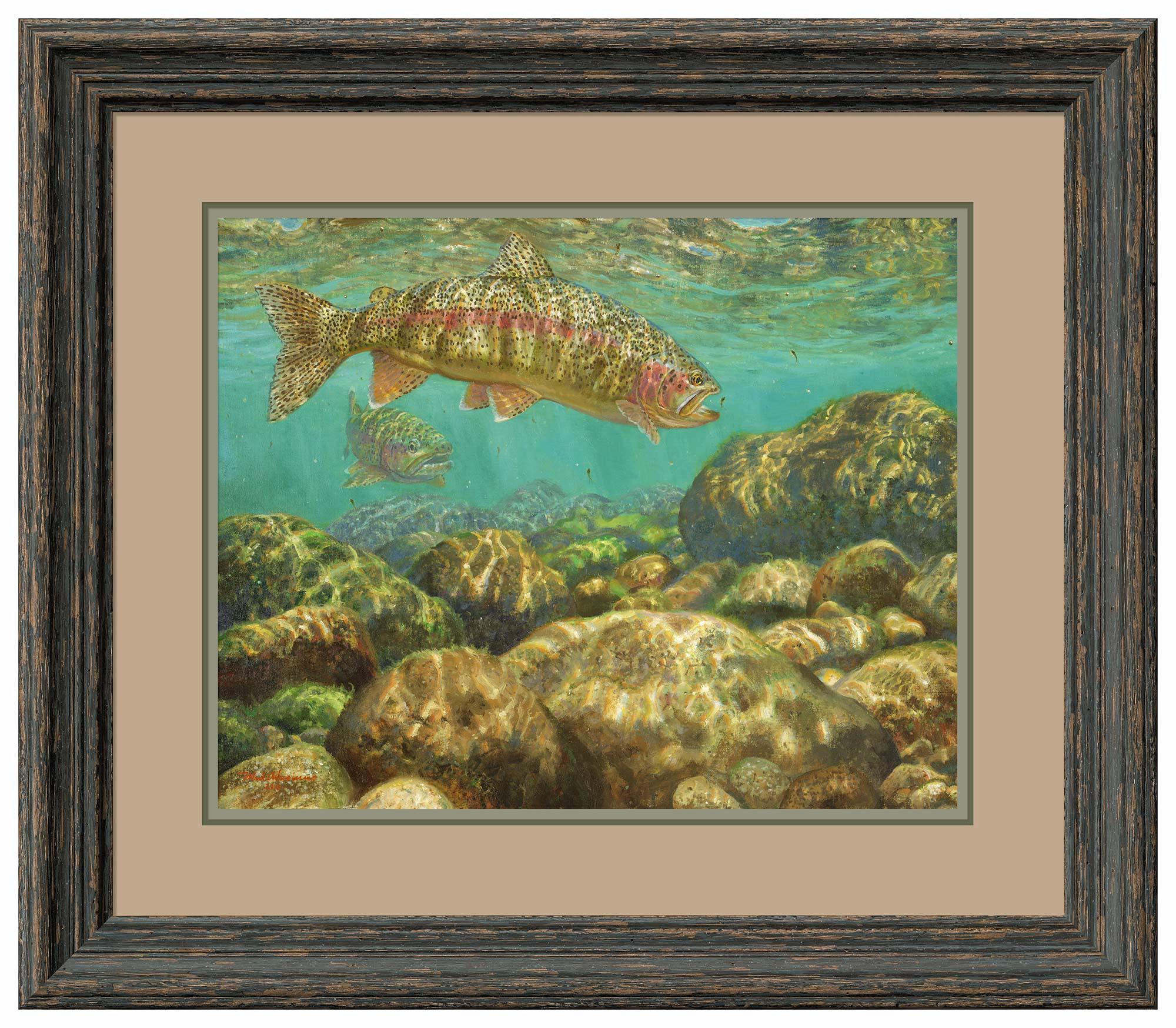 Image of Baetis Feast—Rainbow Trout