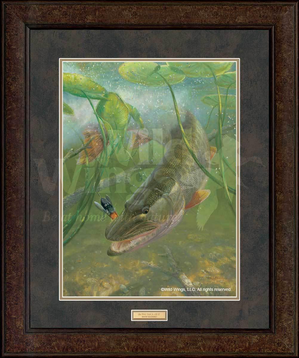 Image of In the Thick of It—Muskie - GNA Premium Print