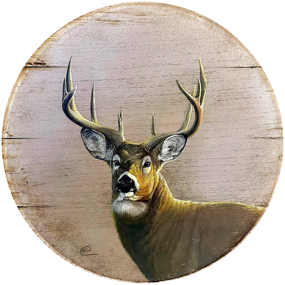 Image of Proud Boy - 21" Round Wood Sign
