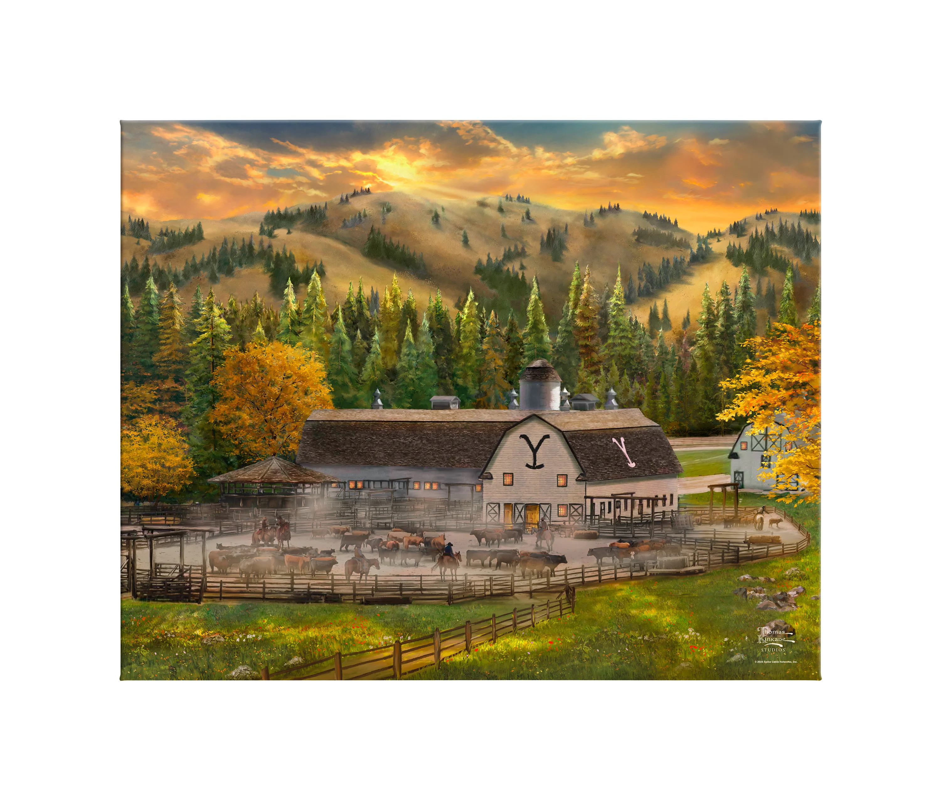 Image of End of a Long Day 24" x 30" Gallery Wrapped Canvas
