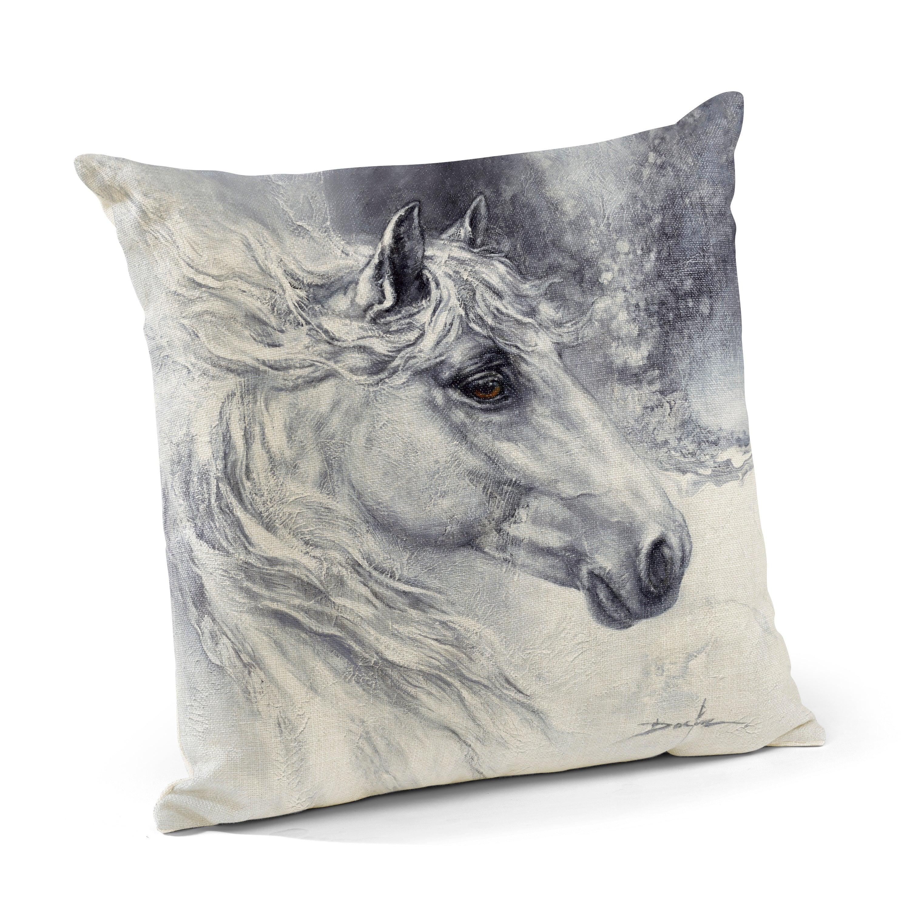 Image of Regal-Horse 18" Decorative Pillow