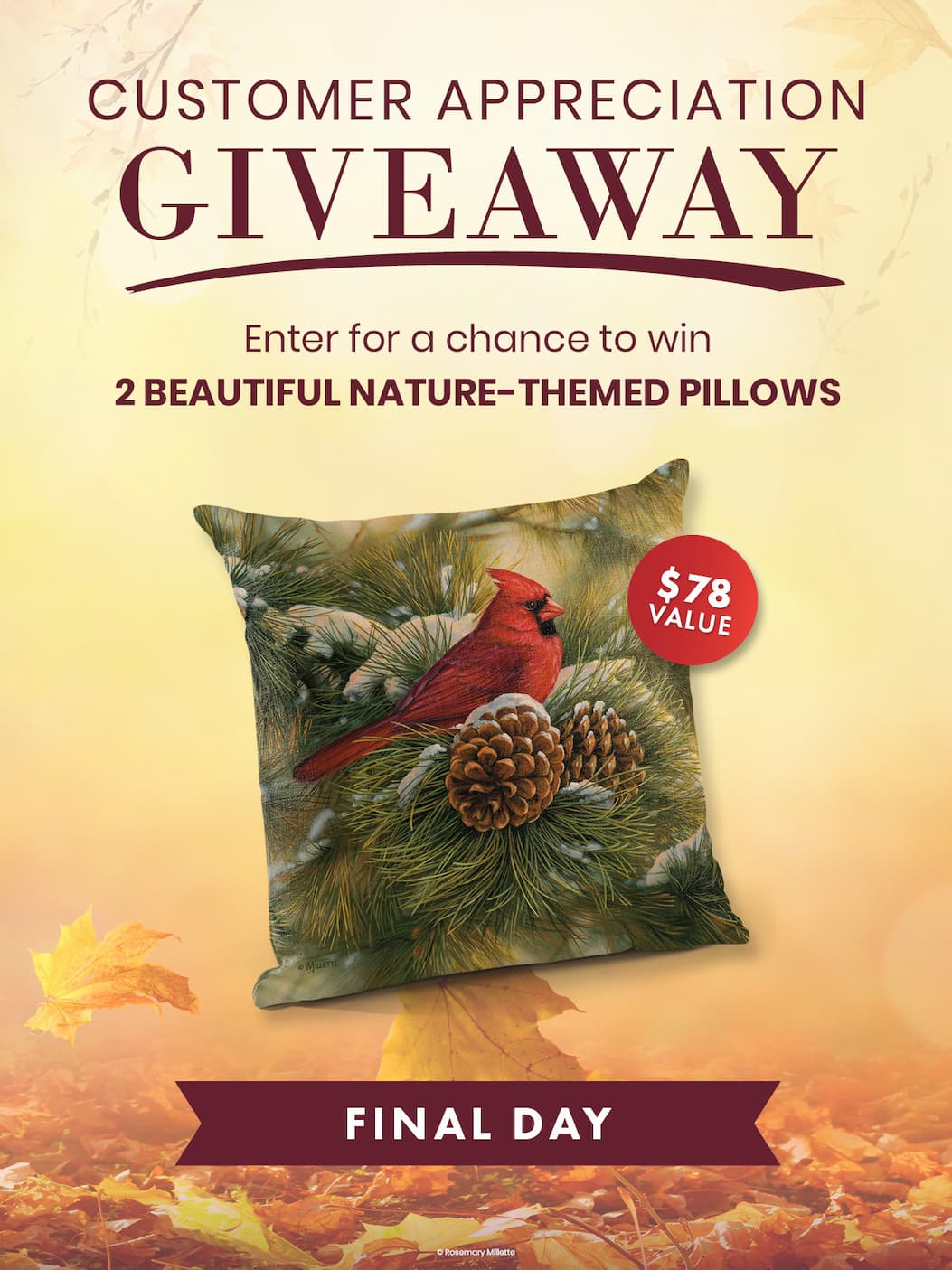 Customer Appreciation Giveaway