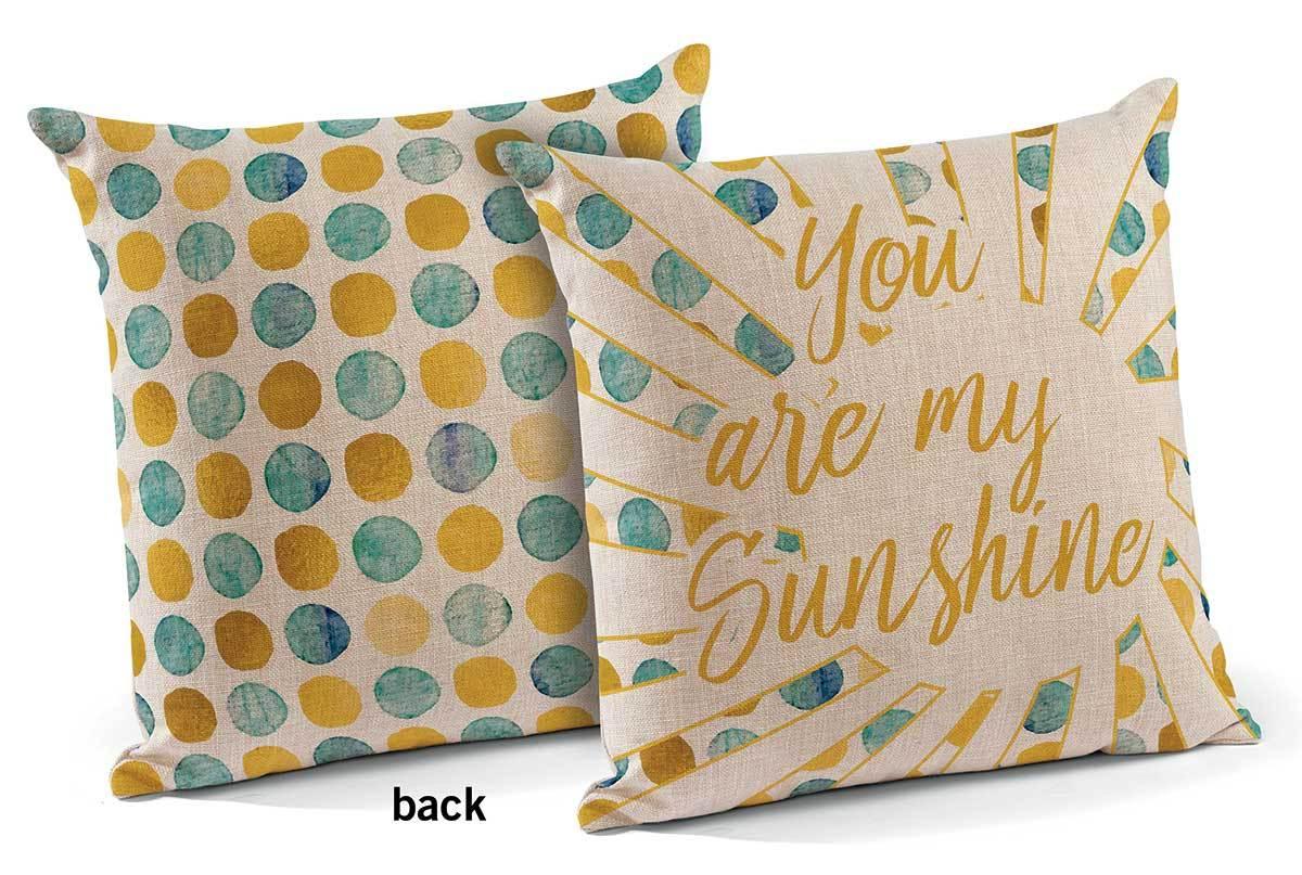 Image of You Are My Sunshine - 18" Decorative Pillow