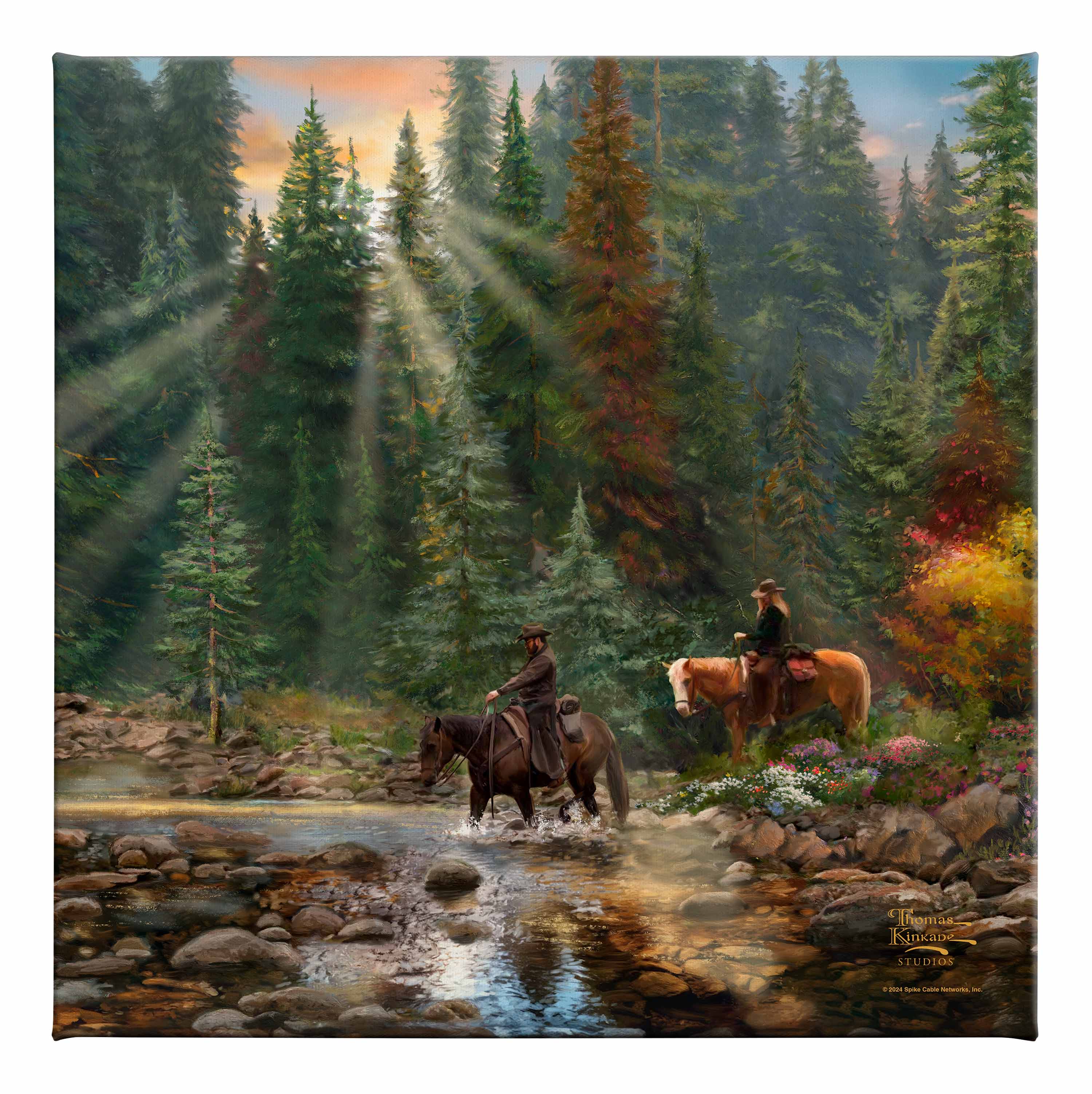 Image of The Crossing - 14" x 14" Gallery Wrapped Canvas