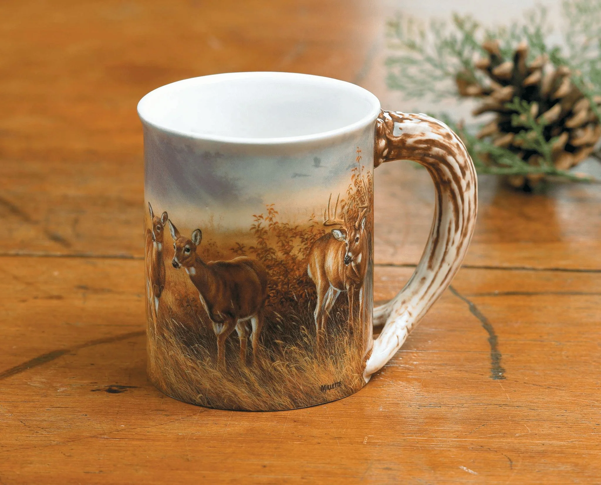 Image of Meadow Mist - Whitetail Deer - Sculpted Mug