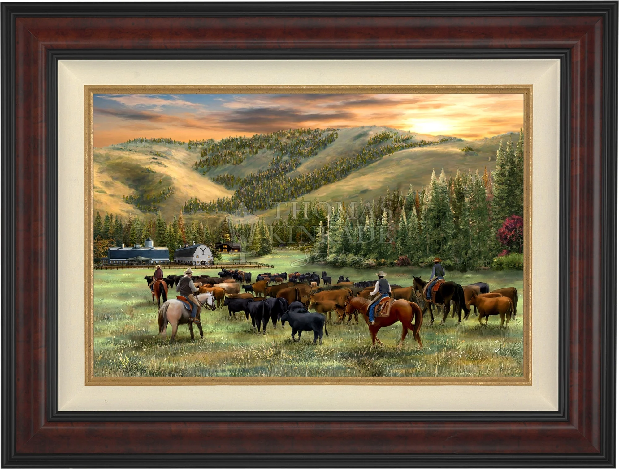 Image of Evening Round-Up - Limited Edition Canvas