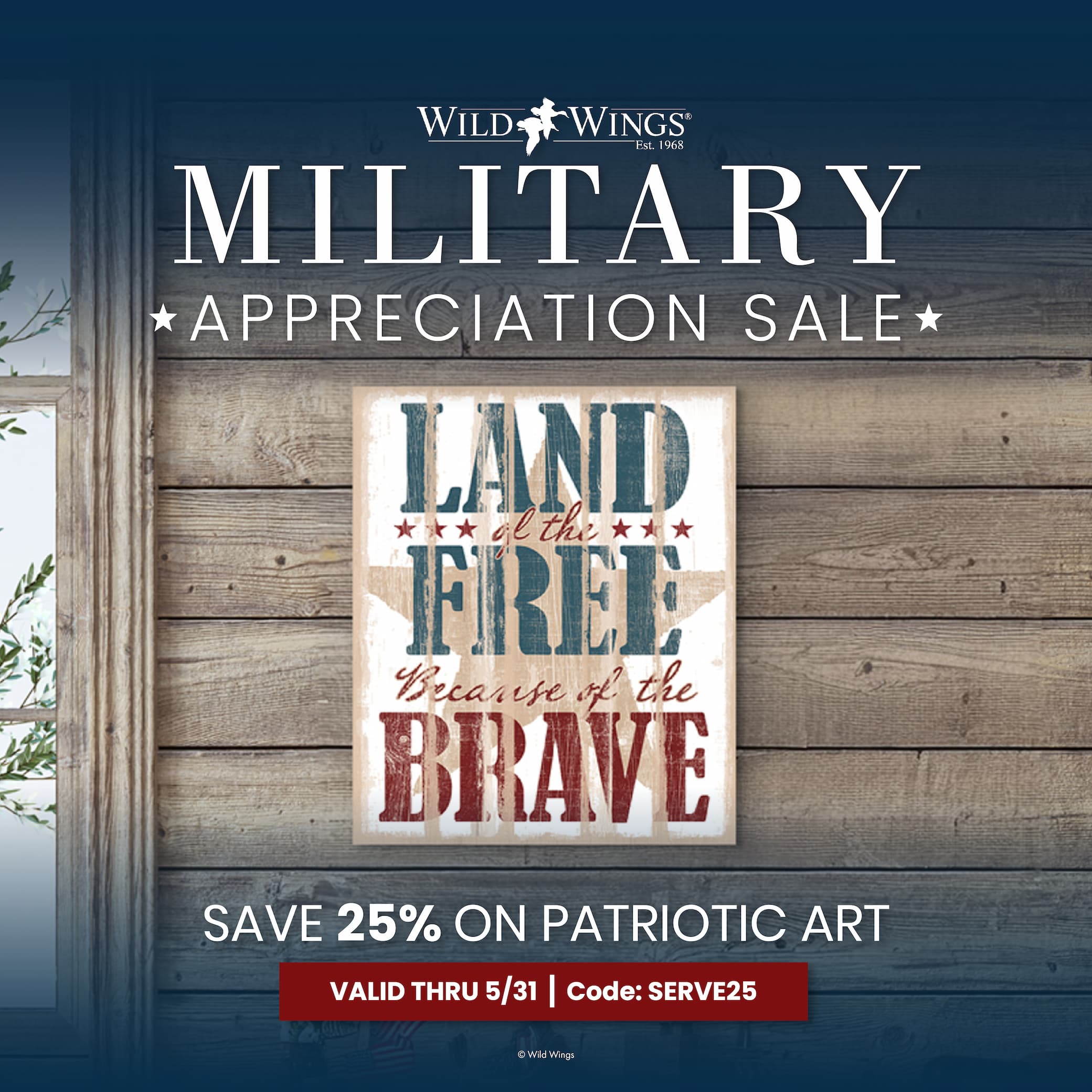 Military Appreciation sale