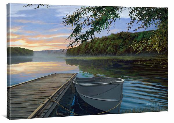 Image of Serene Retreat - 24" x 36" Gallery Wrapped Canvas