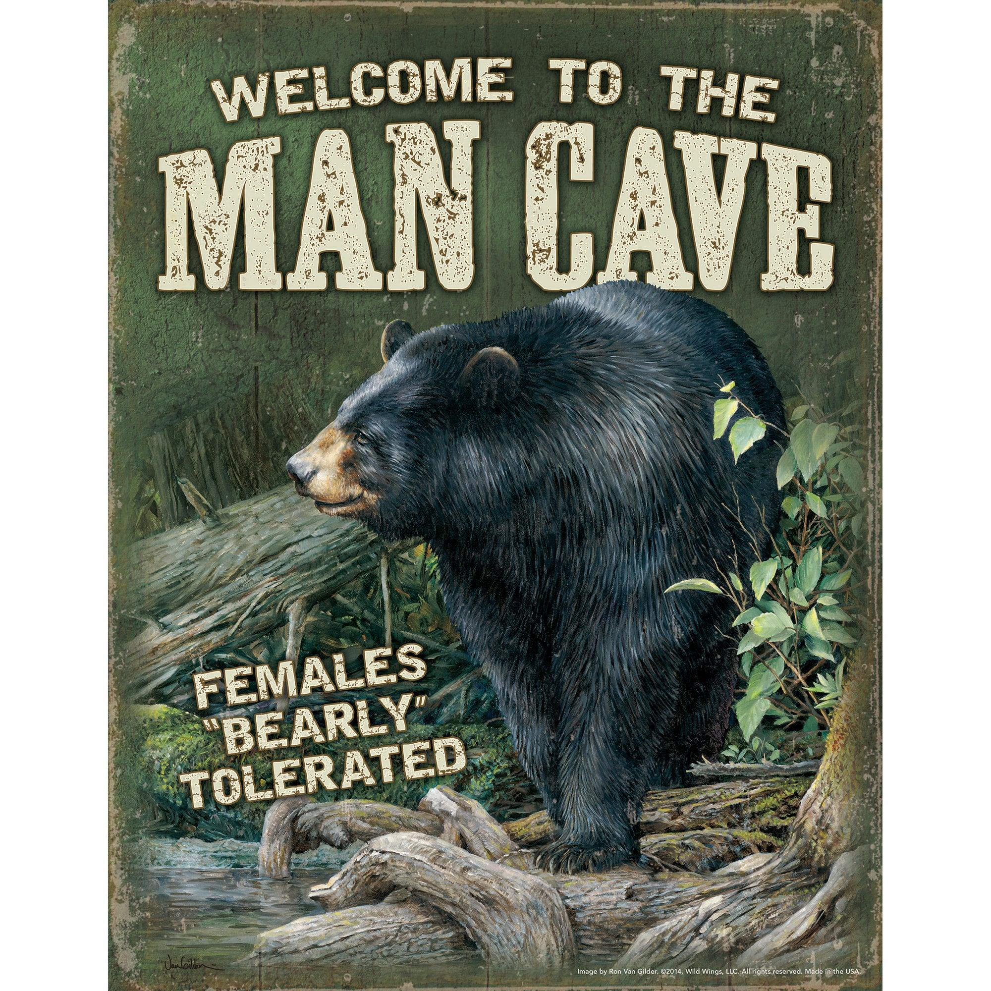 Image of Man Cave - 11.875" x 16.75" Tin Sign