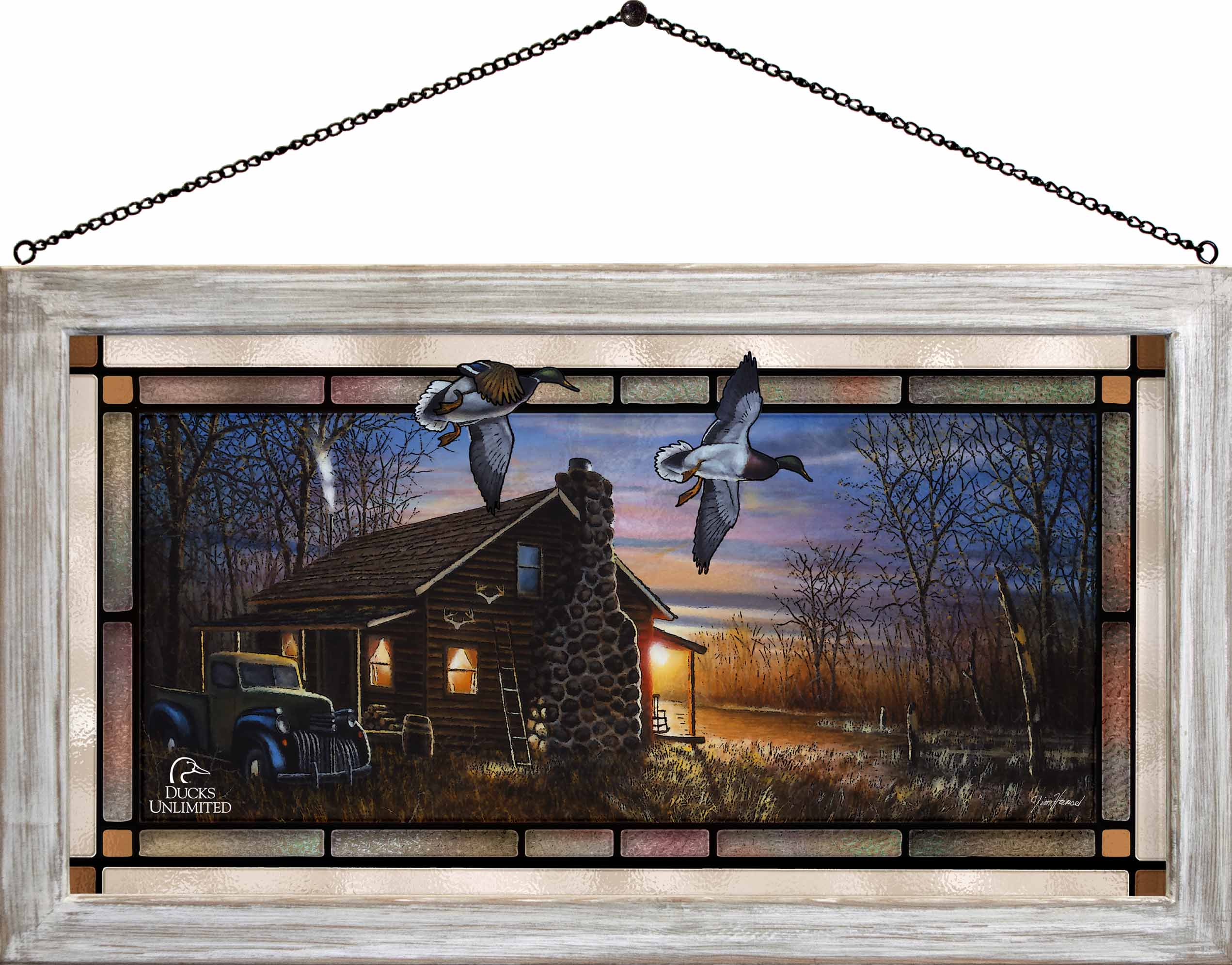 Image of My Favorite Place  Stained Glass Art - Official Ducks Unlimited Art