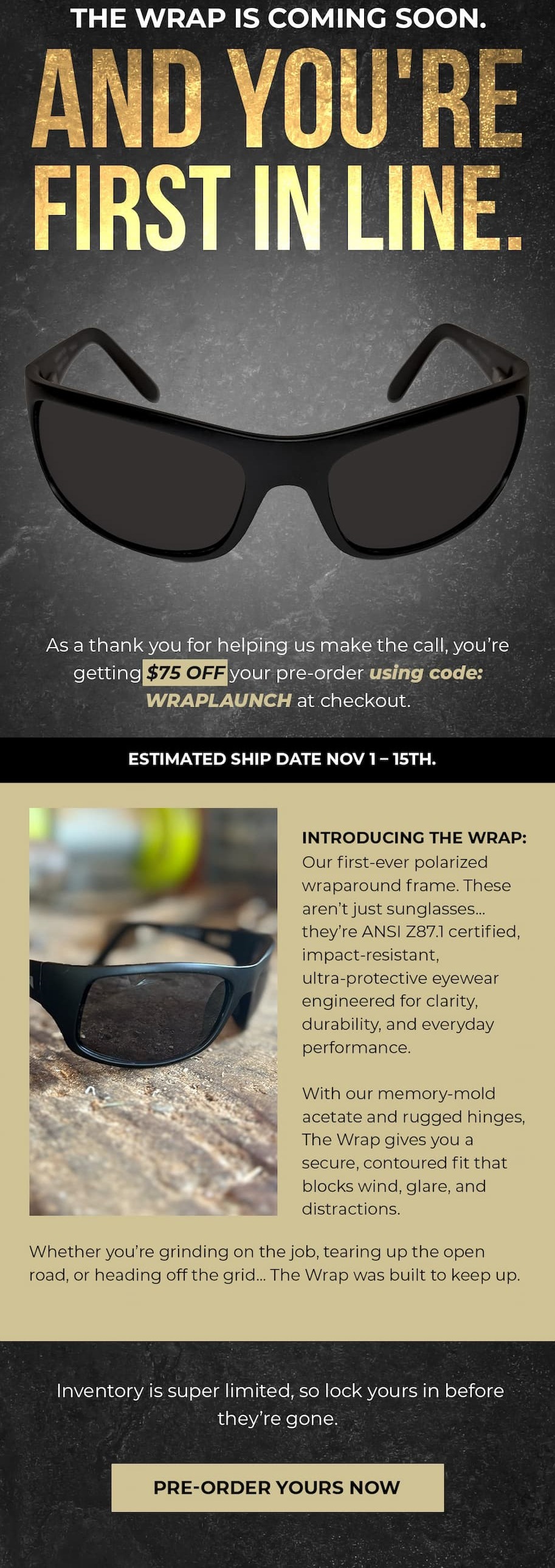 wrap pre-order