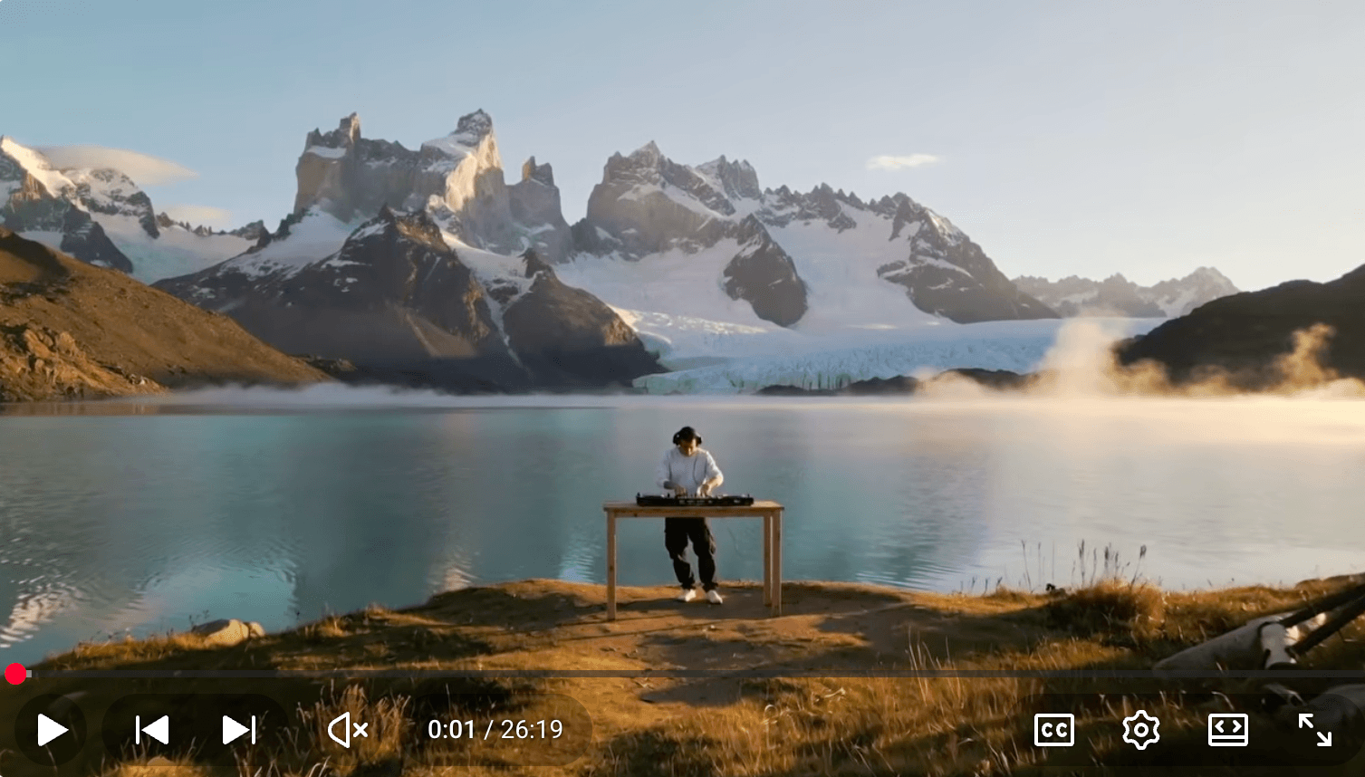 Melodic house music in patagonia 