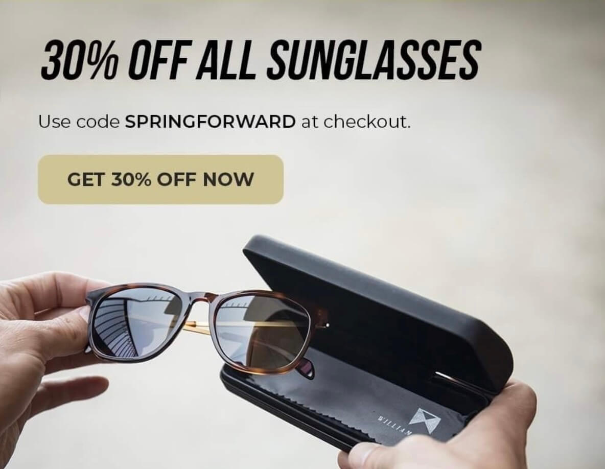 Spring Sale Is On! Take $75 off titanium frames with code SPRINGFORWARD