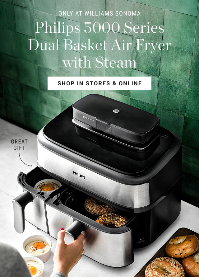 Exclusive - Philips 5000 Series Dual Basket Air Fryer with Steam - shop in stores & online
