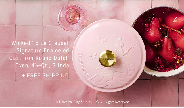 Signature Enameled Cast Iron Round Dutch Oven, 4½-Qt., Glinda + FREE SHIPPING