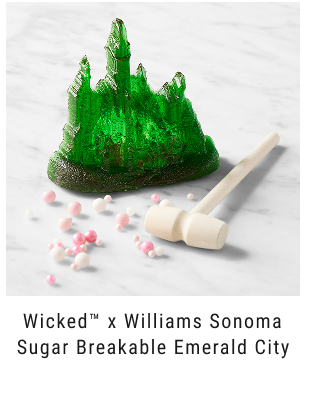 Wicked x Williams Sonoma Sugar Breakable Emerald City