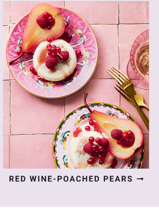 Red Wine-Poached Pears