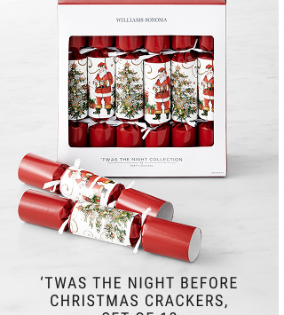 ‘Twas the Night Before Christmas Crackers, Set of 12 - $39.95