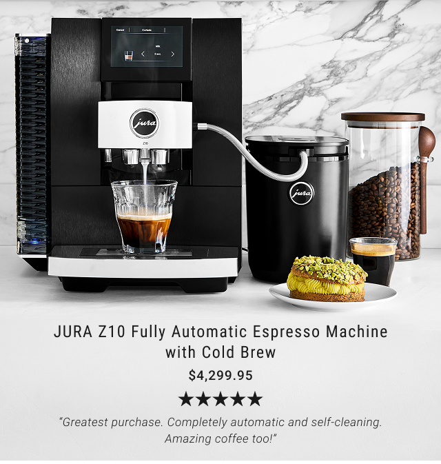 JURA Z10 Fully Automatic Espresso Machine with Cold Brew NOW $4,299.95