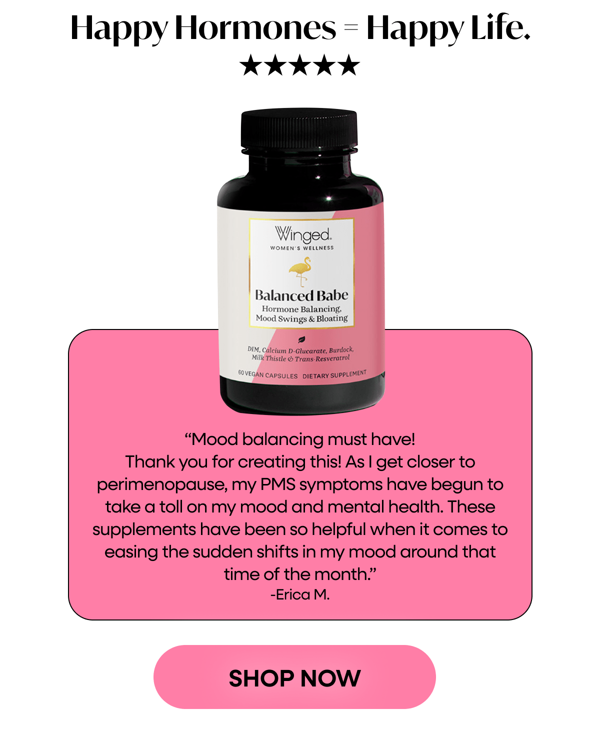 Winged Wellness - Balanced Babe