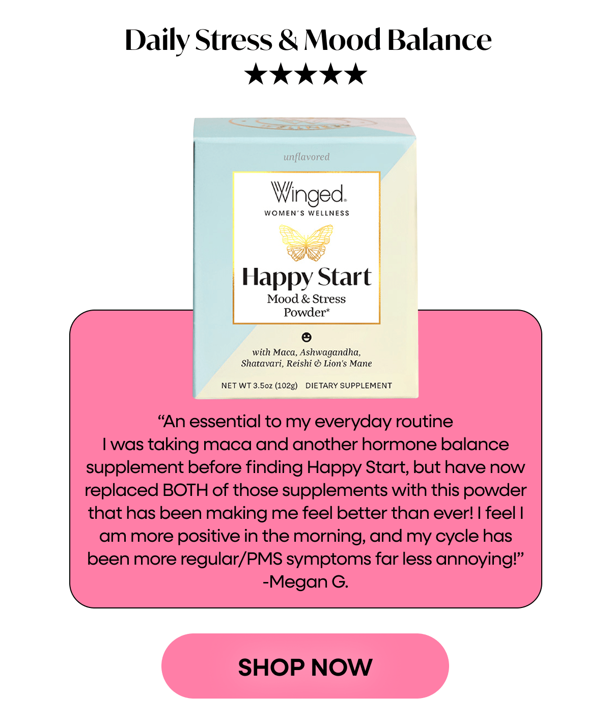 Winged Wellness - Happy Start