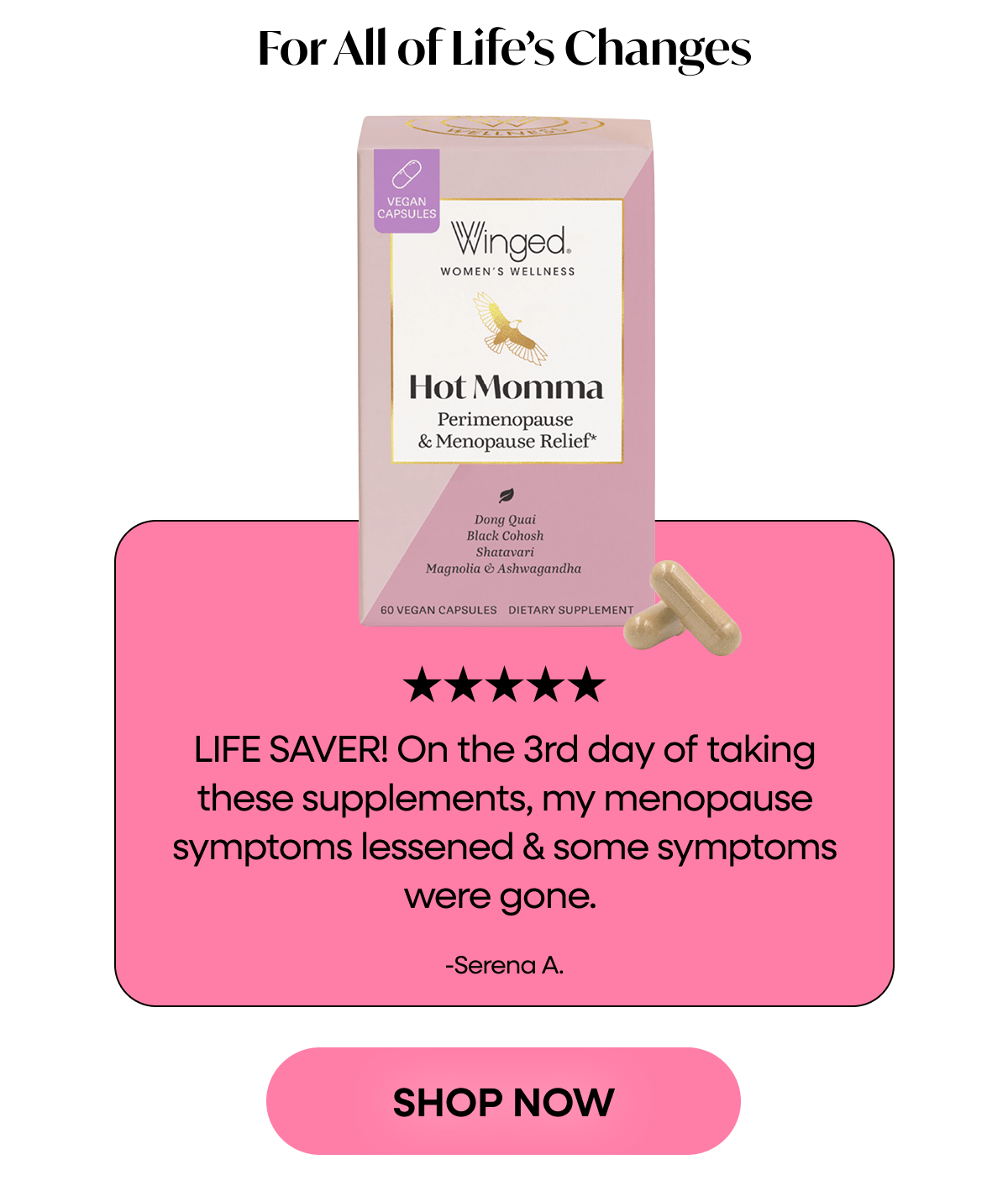Winged Wellness - Hot Momma