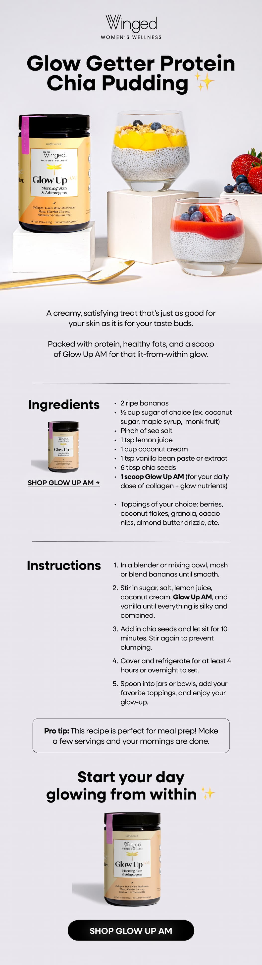 Winged Wellness - Shop Glow Up