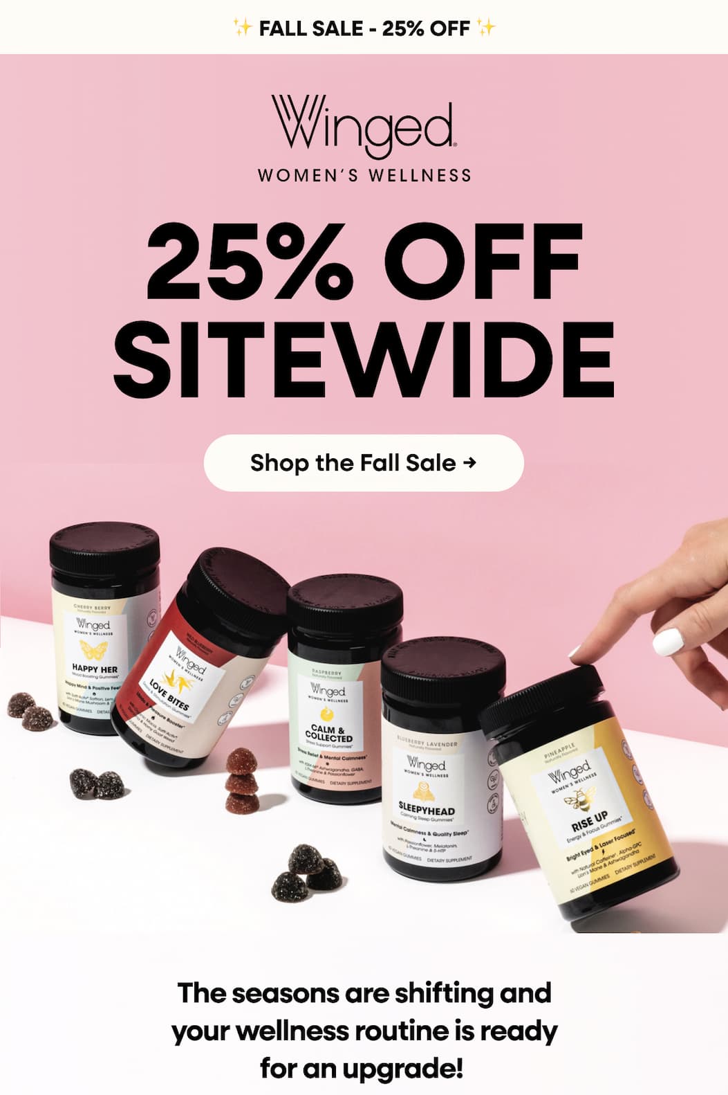 25% off sitewide | Shop the Fall Sale → The seasons are shifting and your wellness routine is ready for an upgrade! 