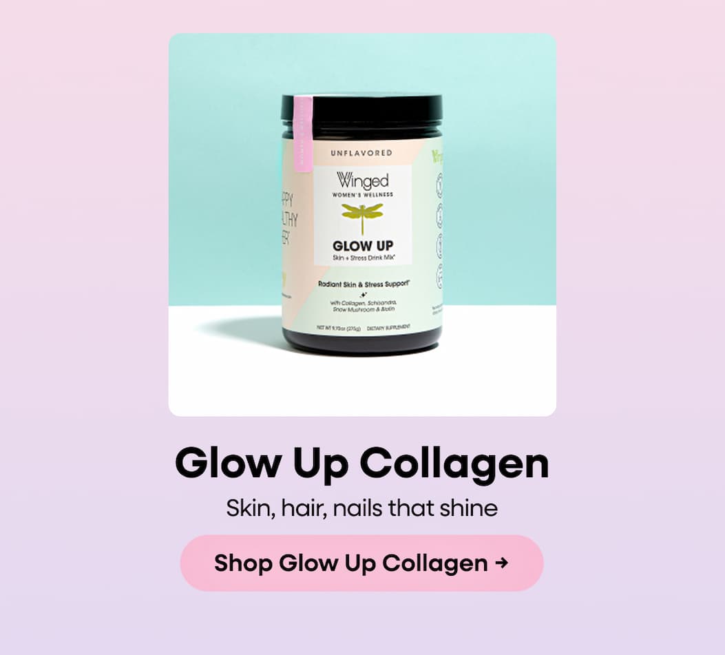 Glow Up Collagen. Skin, hair, nails that shine. Shop Glow Up Collagen →