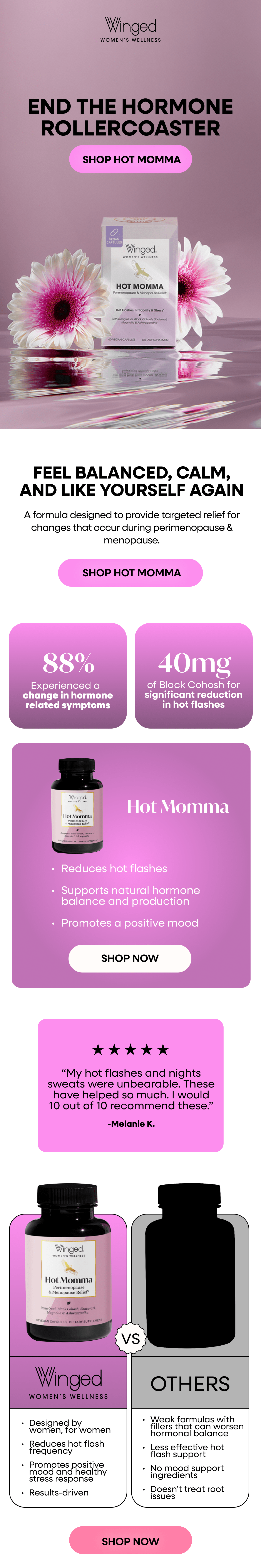 Winged Wellness - Shop Hot Momma