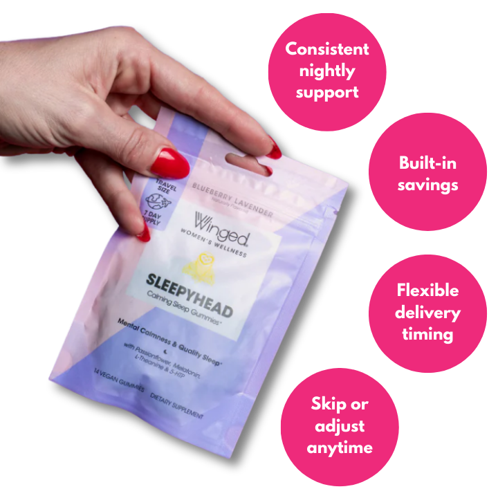 Consistent nightly support. Built-in savings. Flexible delivery timing. Skip or adjust anytime.